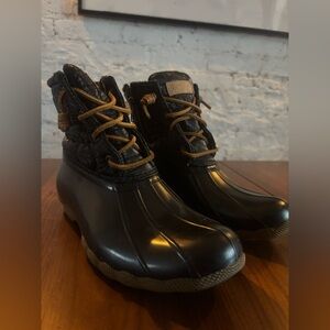Sperry Black‎ Women's Boots, women Size 7.5
